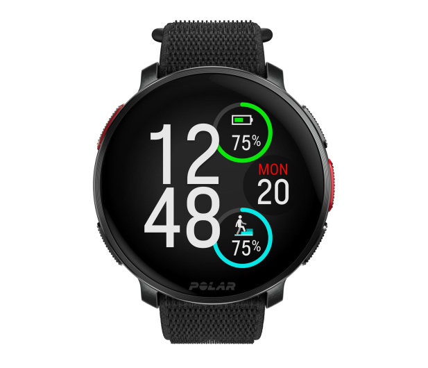 POLAR VANTAGE V3 Czarno-Czarny S-L + pasek pomarańczowy - 1310008 - zdjęcie 2